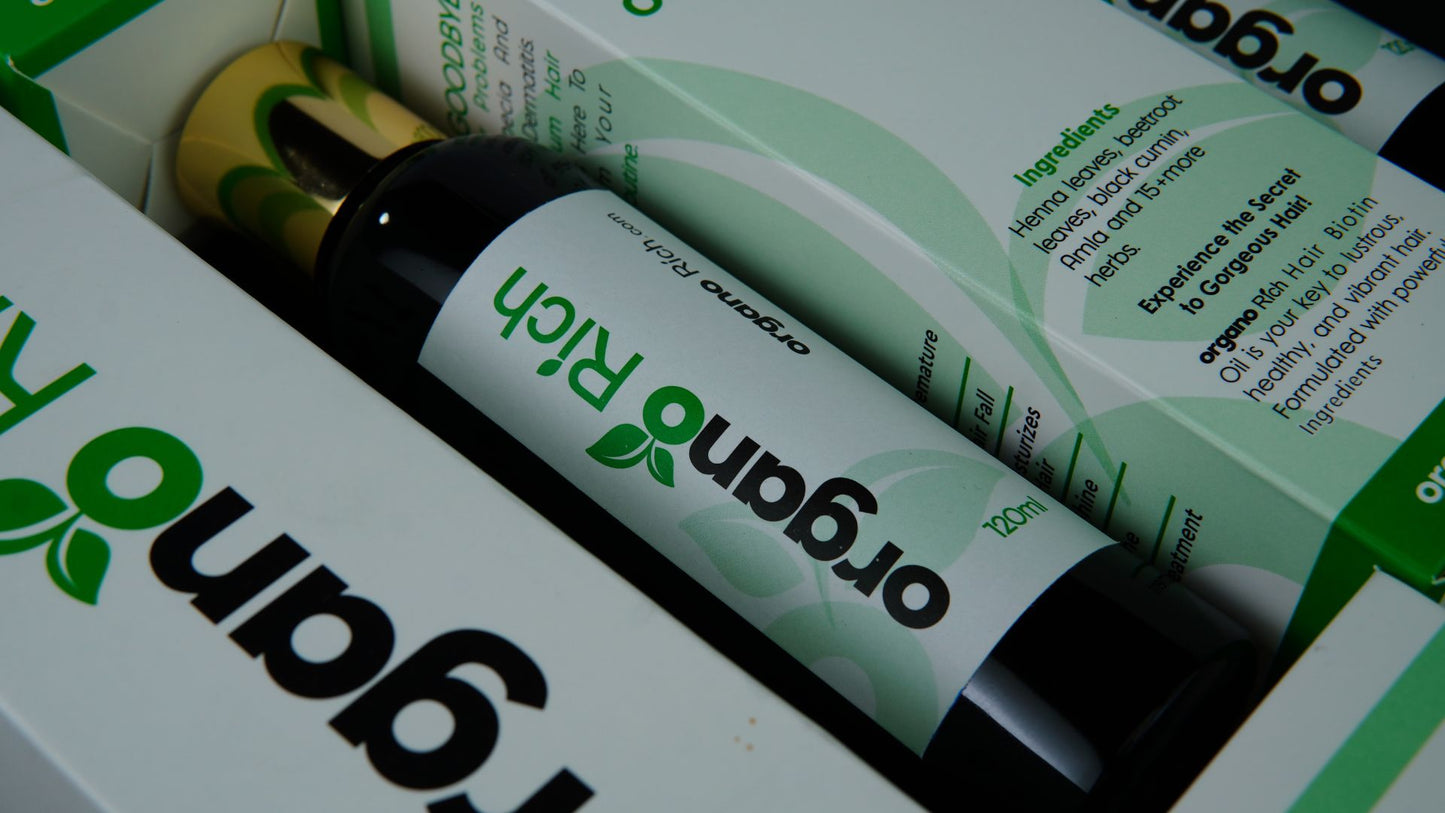 OrganoRich Premium Hair Biotin Oil